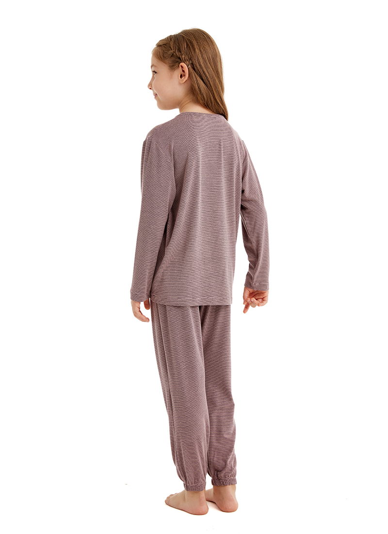 Çocuk Pijama Takımı 60514 - Pembe - Blackspade (1)