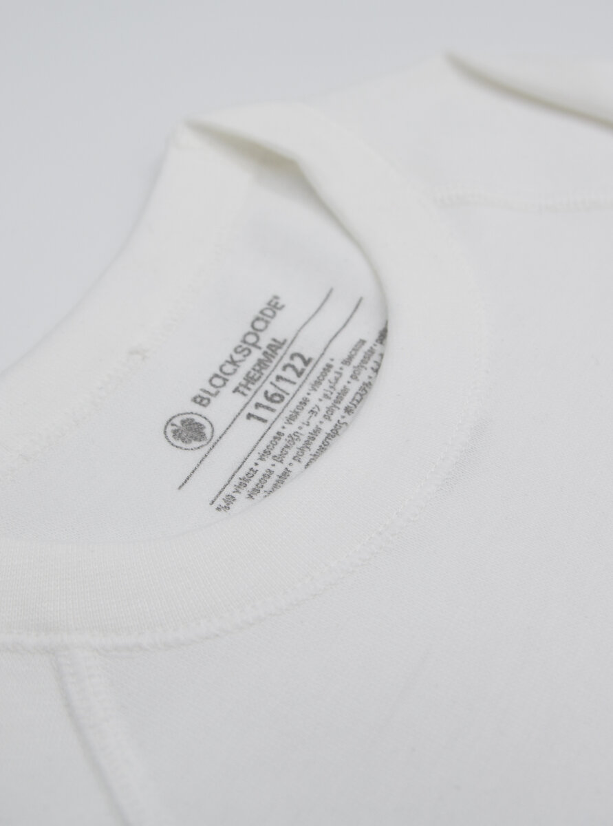 Çocuk Termal Tişört 2. Seviye 9265 - Beyaz - Blackspade (1)