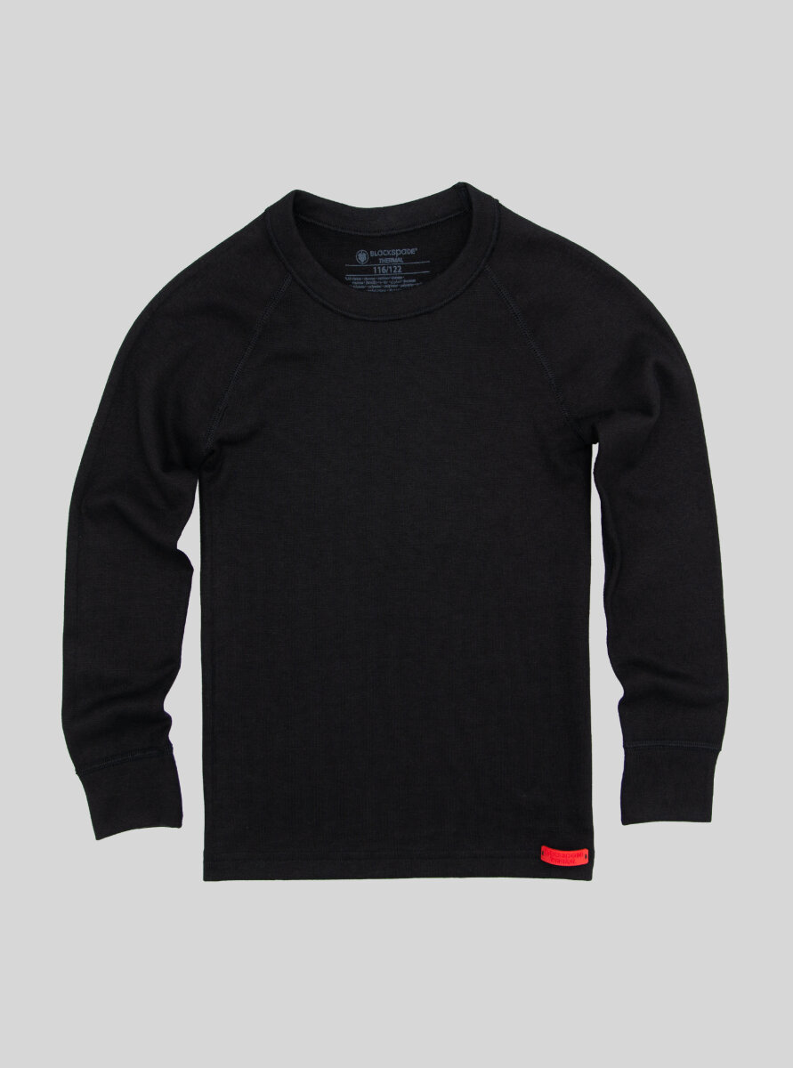 Çocuk Termal Tişört 2. Seviye 9265 - Siyah - Blackspade