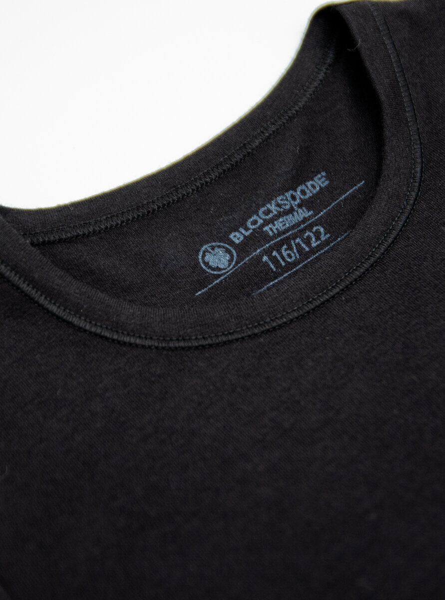 Çocuk Termal Tişört 1. Seviye 9299 - Siyah - Blackspade (1)