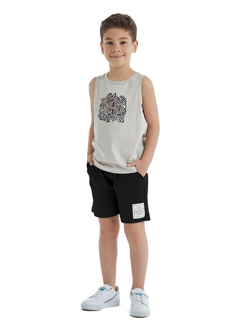 Erkek Çocuk Atlet 40484 - Bej - Blackspade (1)