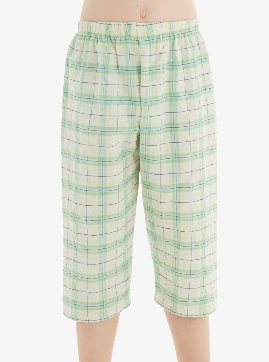 Erkek Çocuk Kapri 40754 - Kare Desenli - Blackspade