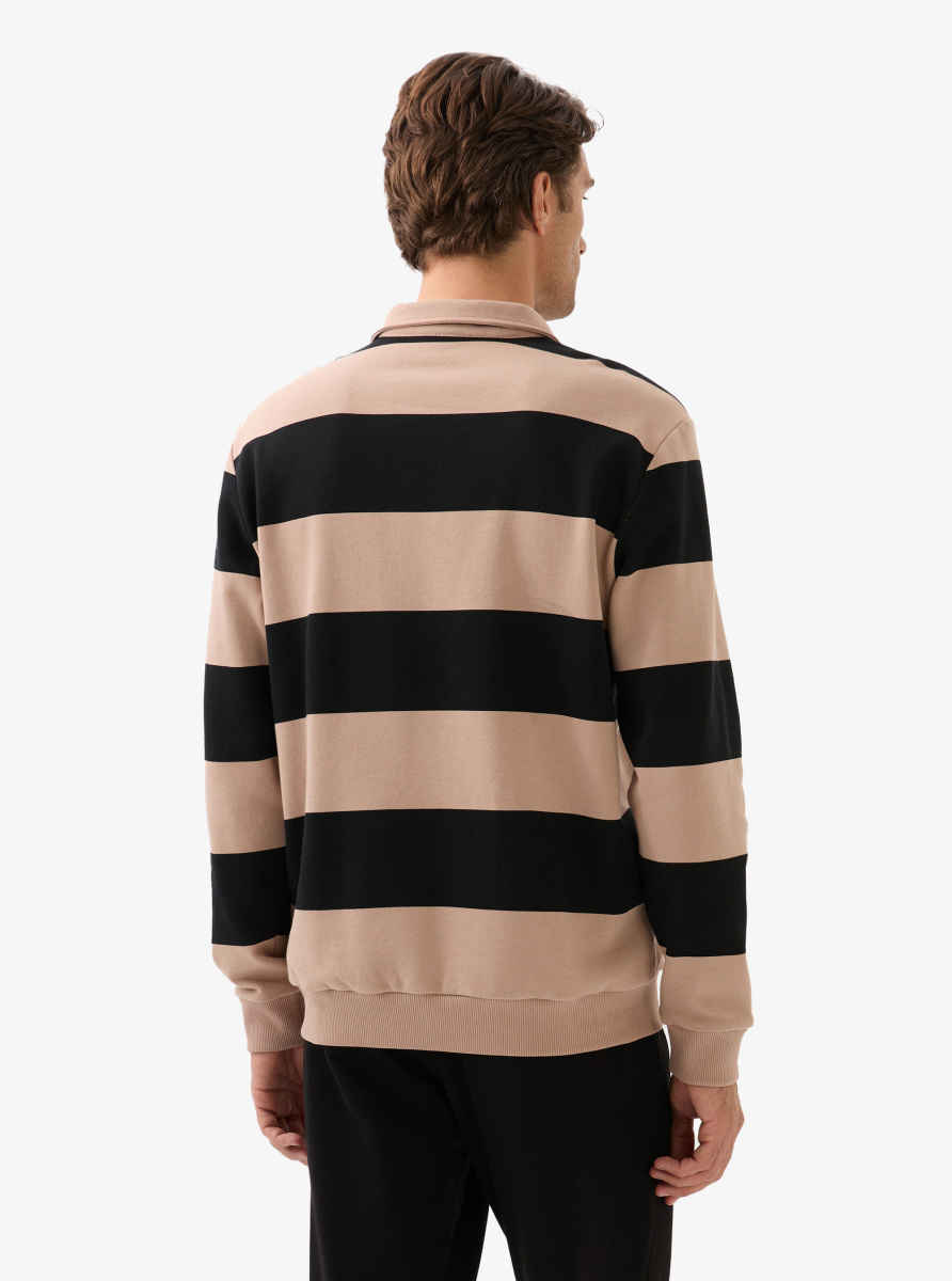 Erkek Polo Yaka T-Shirt 40830 - Siyah - Blackspade (1)