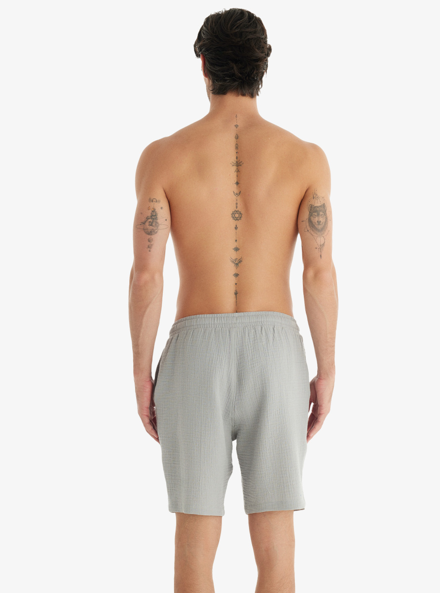 Erkek Şort 10768 - Gri - Blackspade (1)