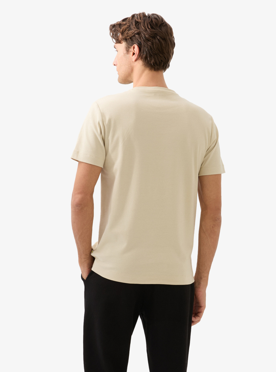 Erkek T-Shirt 40818 - Krem - Blackspade (1)