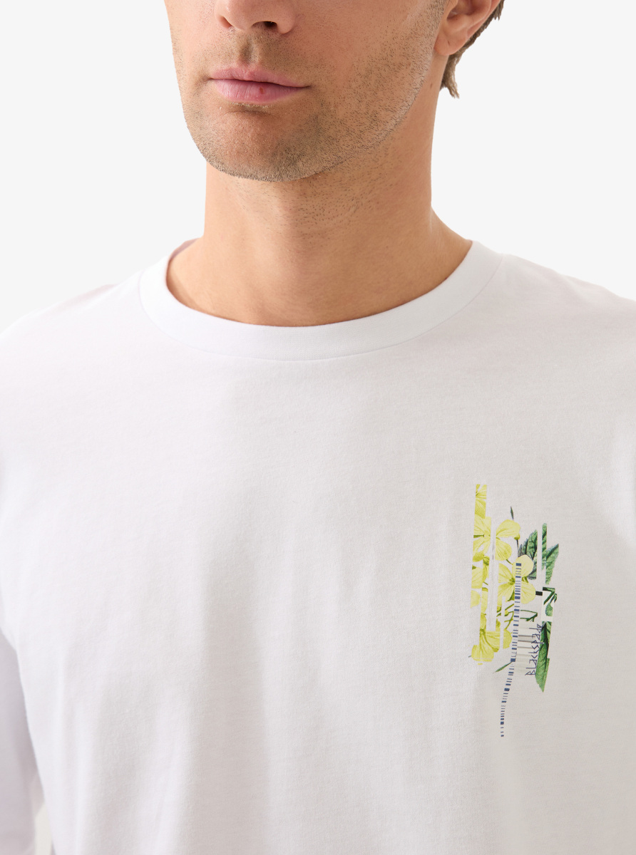 Erkek T-Shirt 40829 - Beyaz - Blackspade (1)