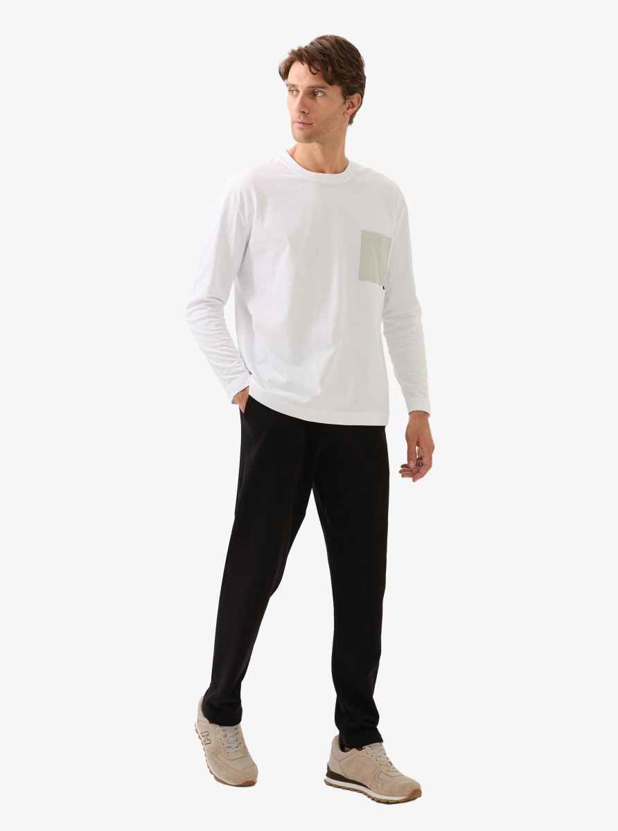 Erkek T-Shirt 40841 - Beyaz - Blackspade (1)