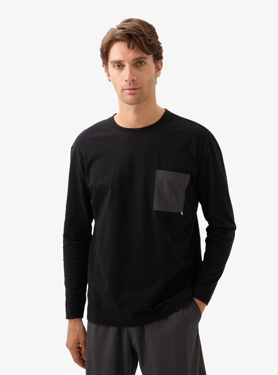 Erkek T-Shirt 40841 - Siyah - Blackspade