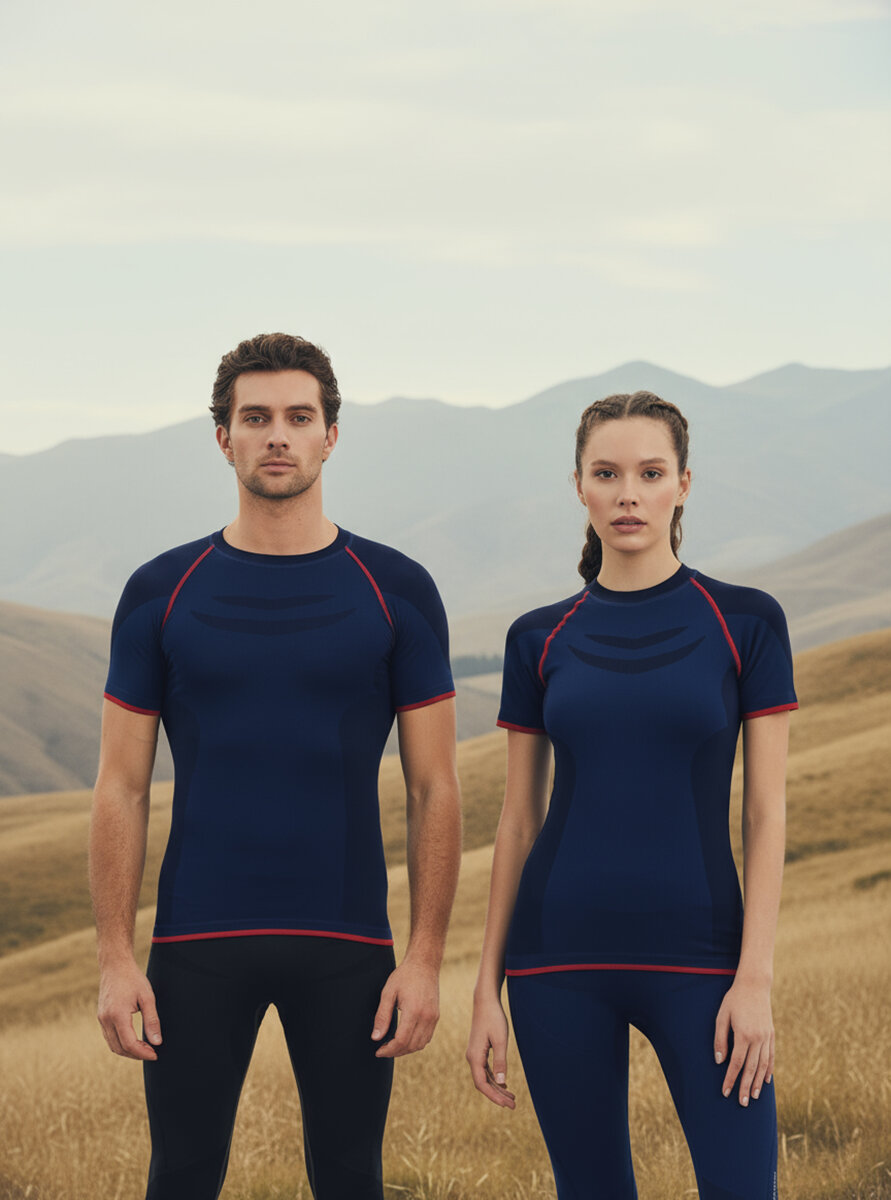 Unisex Termal Tişört Pro 2. Seviye 9570 - Lacivert - Blackspade