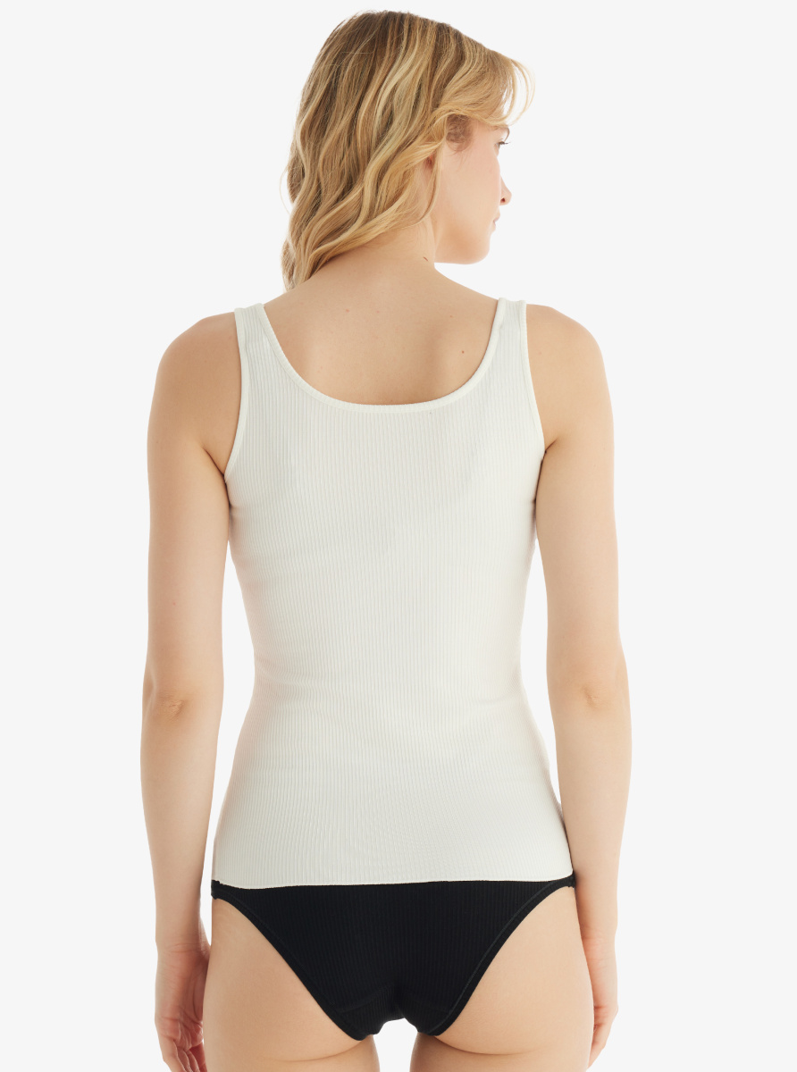 Kadın Atlet 51811 - Beyaz - Blackspade (1)