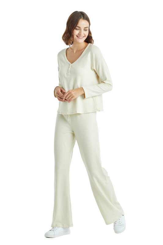 Kadın Eşofman Altı 60191 - Bej - 2