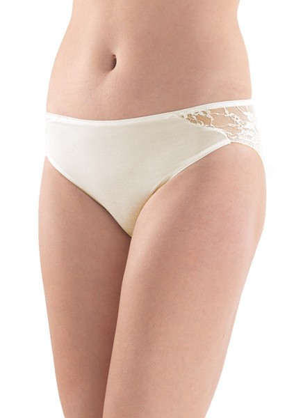 Kadın Modal Elastan Slip 1349 - Krem - Blackspade (1)