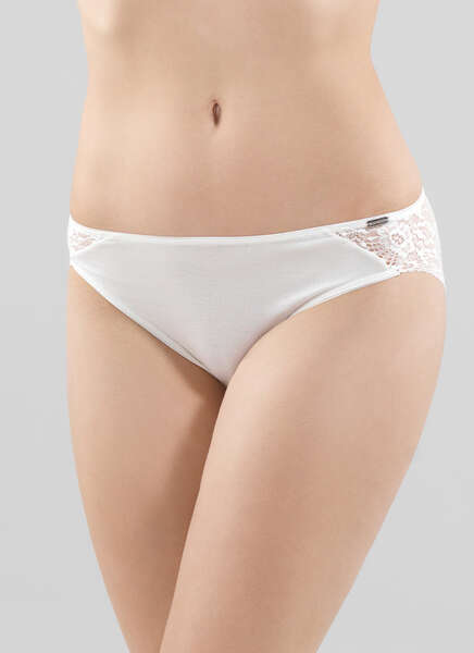 Kadın Modal Elastan Slip 1349 - Krem - Blackspade