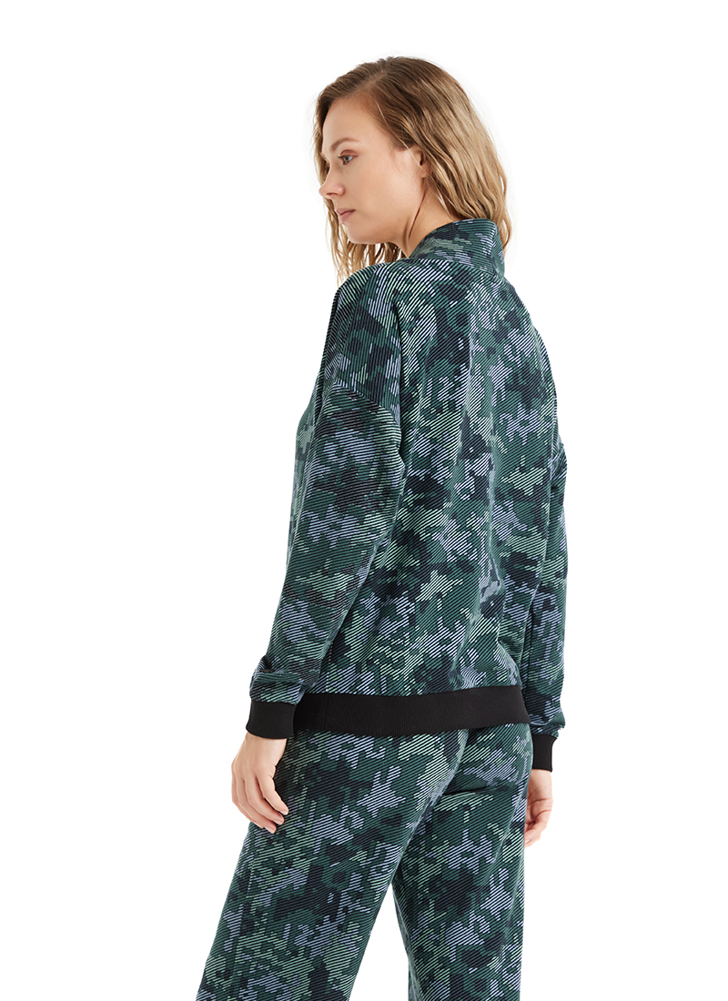 Kadın Sweatshirt 60472 - Desenli - Blackspade (1)