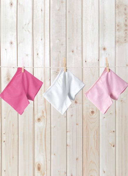 Kız Çocuk Boxer 3'lü Paket 1298 - Fuşya Pembe Beyaz - Blackspade